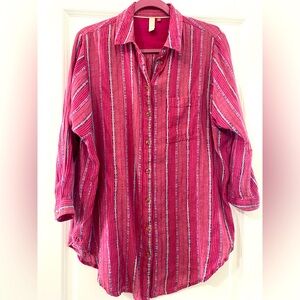 Anthropologie find; boyfriend, over sized button down